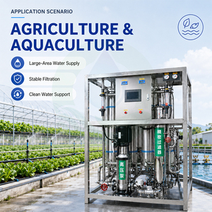 Système de purification <span class=keywords><strong>d</strong></span>'<span class=keywords><strong>eau</strong></span> RO 8T/H pour serres et agriculture – Station de traitement <span class=keywords><strong>d</strong></span>'<span class=keywords><strong>eau</strong></span> industrielle double circuit SS304 en mode veille - Product Image 1