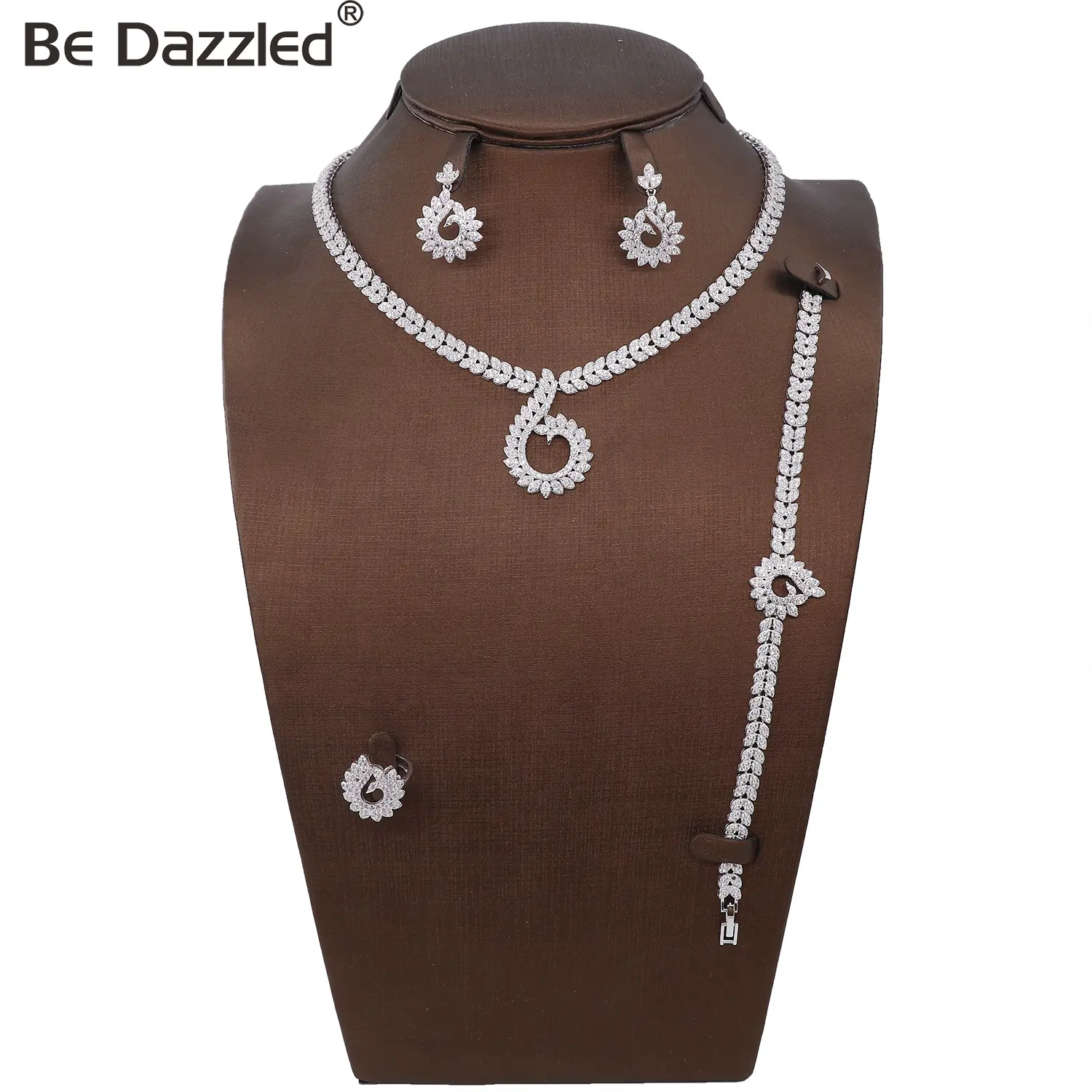 Bedazzle2019ファッションジュエリーダイヤモンドアフリカジュエリーセットコスチュームジュエリーネックレスセット