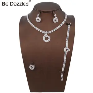 Bedazzled 2019 fashion jewelry diamond african jewelry set costume jewelry necklace sets