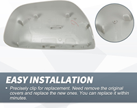 Cubierta de Espejo Lateral al por Mayor 87945-0R900 87915-0R900, Cubierta de Espejo Retrovisor para Toyota RAV4 2006 2007 2008 2009, Tapas de Espejo