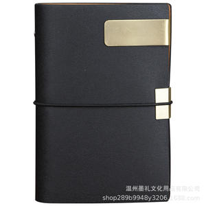 Cuaderno Moli Creative A7 Rojo con Correa de Cuero Suave, Clip de Aluminio, Encuadernación Cosida, Diario de Viaje, Papel de 70g - Product Image 2