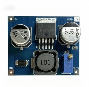 Module régulateur de tension DC-DC abaisseur LM2576HV 3A, entrée 5-55V, sortie réglable 1.25-30V, haute tension - Product Image 1