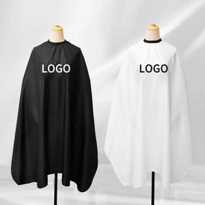 Capa de Barbero de Alta Calidad con Diseño Personalizado, Logotipo Personalizado, Bata de Salón para Cortar el Cabello, Cuello Ajustable, Precio Accesible, Hecha de Poliéster Duradero - Product Image 4