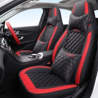 Housses de siège de voiture en cuir Nappa de qualité supérieure, confortables, style professionnel, toutes saisons, ensemble complet universel