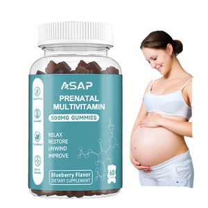 Etiqueta privada mejores vitaminas prenatales multivitamínico gomitas para la fertilidad suplementos gomitas prenatales Halal - Product Image 1