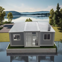 XH Maison contemporaine méditerranéenne préfabriquée Plan de bureau mobile avec trois chambres à coucher Maison en conteneur extensible en acier