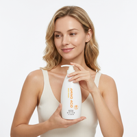 Gel Douche Parfumé aux Acides Aminés et Niacinamide Hydratant Soin de la Peau Nettoyage en Profondeur Parfum Longue Durée pour Usage Quotidien