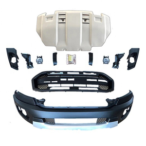 Auto voiture pare-chocs avant Grille large visage lifting Conversion Kit carrosserie pour <span class=keywords><strong>Ford</strong></span> <span class=keywords><strong>Ranger</strong></span> T7 <span class=keywords><strong>T8</strong></span> mise à niveau vers Raptor 2016-2019 - Product Image 2