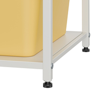 Armoire de rangement à paniers amovibles multicouches Armoire à tiroirs en plastique pour jouets Système de tiroirs modulables