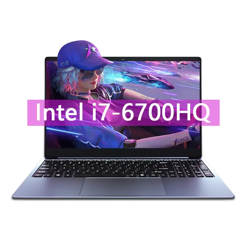 Çekirdek i7 6700HQ oyun dizüstü bilgisayar 16GB RAM ve 1TB SSD Win 10 Pro 15.6 inç Intel dizüstü dizüstü bilgisayar