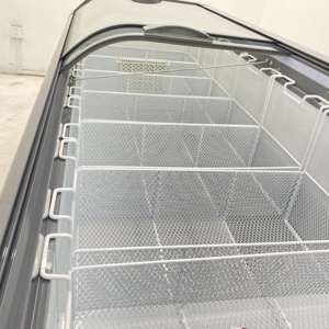 <span class=keywords><strong>Congélateur</strong></span> commercial de supermarché grande capacité avec couvercle incurvé et vitrine coulissante, <span class=keywords><strong>combiné</strong></span> réfrigérateur-<span class=keywords><strong>congélateur</strong></span> pour aliments surgelés - Product Image 4