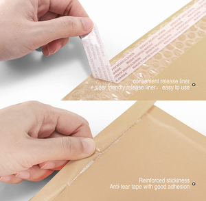 Kraft Natural <strong>Brown</strong> Bubble Mailers Padded <strong>Envelopes</strong> Self-Seal Shipping Bags Mailing <strong>Envelopes</strong> Packaging for <strong>Small</strong> Business - Product Image 2