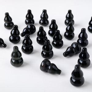 Collana con Ciondolo a Forma di Zucca in Ossidiana Occhiata Naturale <span class=keywords><strong>per</strong></span> Decorazione Casa - Product Image 3