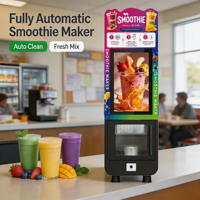 Máquina expendedora automática de batidos de frutas y hielo, con autolimpieza, para centros comerciales
