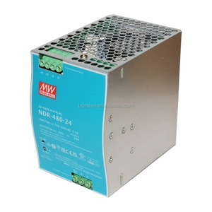 Fuente de Alimentación Meanwell NDR-480-24 de 480W para Riel DIN, Salida Única, 24V 20A, Fuente de Alimentación Conmutada con Función PFC Activa - Product Image 4