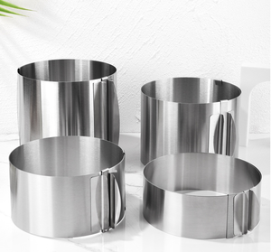 Anneau <span class=keywords><strong>à</strong></span> Gâteau Extra Haut 20cm <span class=keywords><strong>Réglable</strong></span> Acier Inoxydable 430 Grand <span class=keywords><strong>Cercle</strong></span> Forme Moules <span class=keywords><strong>à</strong></span> Mousse <span class=keywords><strong>à</strong></span> Gâteau Épaisseur de 0.4mm - Product Image 4