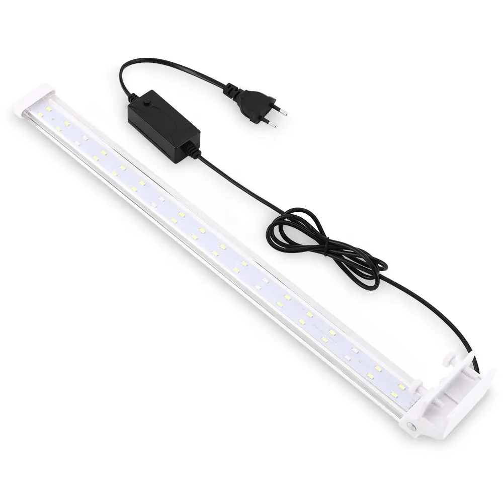 Lumière d'aquarium à Led pour Aquarium, lampe de Bar à spectre complet pour plantes d'eau douce, éclairage marin pour plantes aquatiques