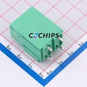 MX135T-10.16-02P-GN01-Cu-PS-A Screw Terminal Block Through hole,P=10.16mm Connector 1x2P 10.16mm Green Through Hole - Product Image 2