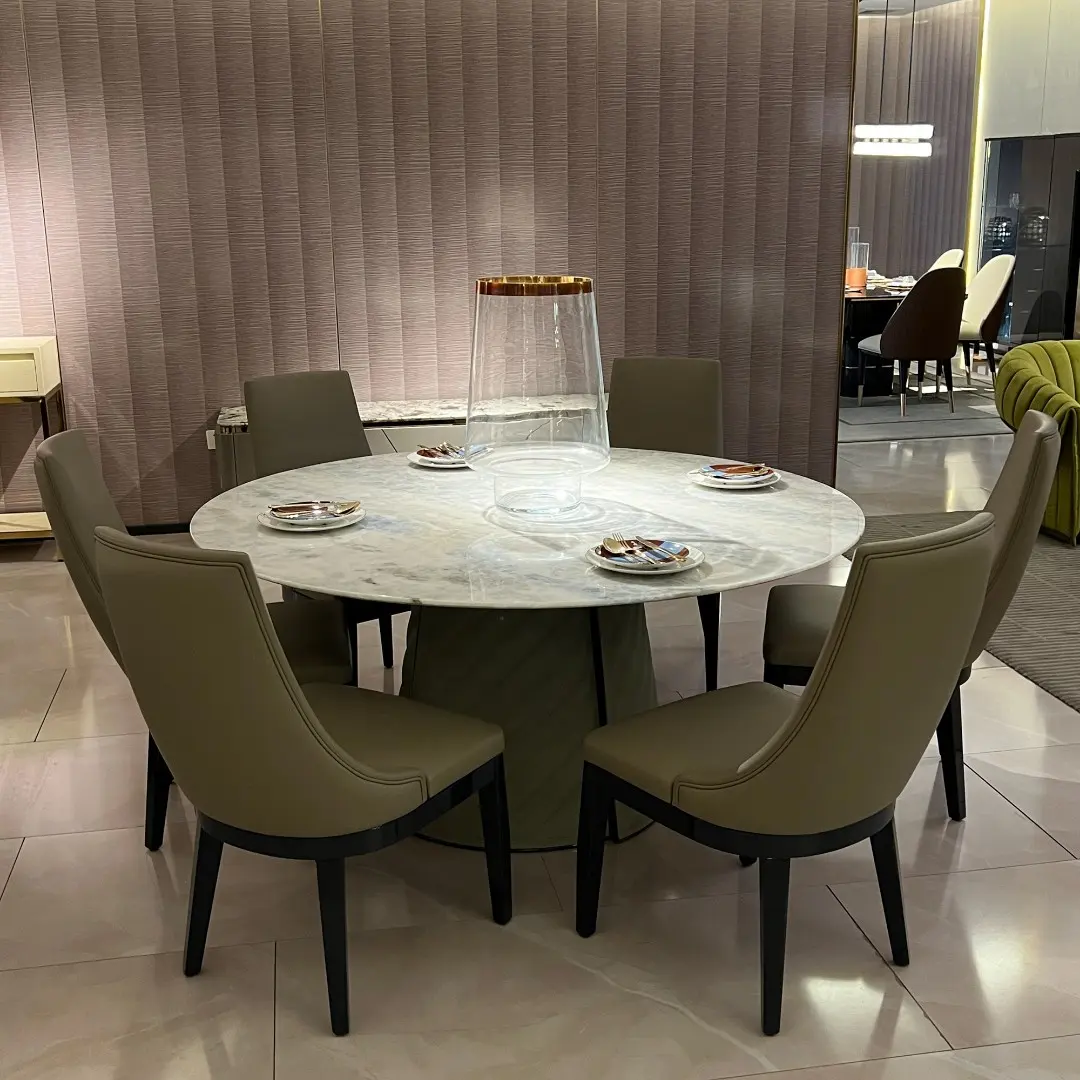 Kursi Makan rumah gaya sederhana nordic modern harga pabrik furnitur ruang makan kayu Pu