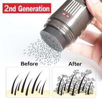 Échantillon gratuit Couverture contre les taches chauves pour dissimuler 100% de kératine végétale naturelle entièrement en fibres capillaires