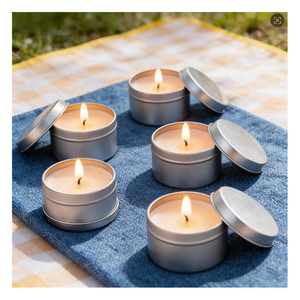 Vela Aromática de Lujo en Frasco con Tapa Blanca, Mezcla de Soja Natural, Recuerdo de Boda, Colección Boutique - Product Image 4