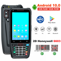 Terminal portable robuste avec scanner 1D 2D QR, Android 10.0, 4 pouces, pour la restauration, la logistique, la collecte de données, stock disponible