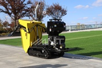 Mini-dumper chenillé ANT BY600W à entraînement hydraulique, démarrage électrique, moteur auto-déchargeur pour usage agricole
