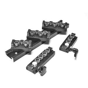 シルバーブラックプロファイルSgr10 15 20nアルミニウムリニアガイド内蔵二軸トラッカーローラースライド3 4 5ホイールコアベアリング - Product Image 5