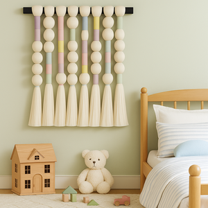 Art Mural Moderne en Grande Fibre Boule de Sphéricité Décorative Macramé Bulle Tentures Murales Art Designs Décoration Intérieure Décoration Murale - Product Image 5