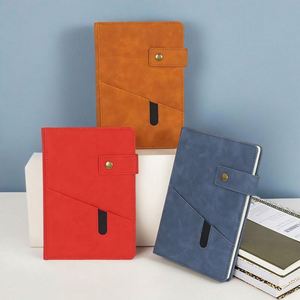 Wholesale Personalized Composition Pu Leather Notebook Hardcover A5 Kraft <b>Journal</b> Notebook with Custom Logo - Product Image 2