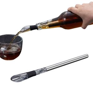 <b>Wine</b> Chiller Stick Freezing Chilling Rod <b>Wine</b> Spout for Stainless Steel Barware <b>Wine</b> Chiller Cooler Stick Pourer With <b>Stopper</b> - Product Image 3