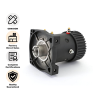 Motor Magnet Permanen 12V DC Tahan Air Berkualitas Tinggi 2800rpm Efisiensi Tinggi Isolasi IP67 untuk Derek Listrik Kapal