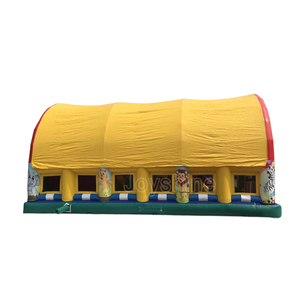 Château gonflable à rebond pour enfants, grande tente de plein air gonflable, château pare-soleil, jeux d'amusement, roulettes - Product Image 6