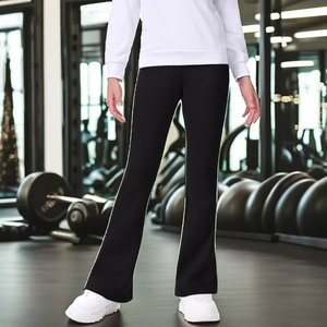 Leggings d'hiver sportifs thermiques en velours fin respirant à taille haute - Product Image 2
