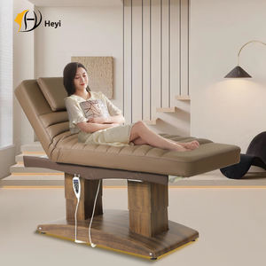 Mesa de Massagem Elétrica para Salão de Beleza e Spa, Maca Hidráulica Facial para Cílios Curvada com 4 Motores para Salão de Beleza - Product Image 1