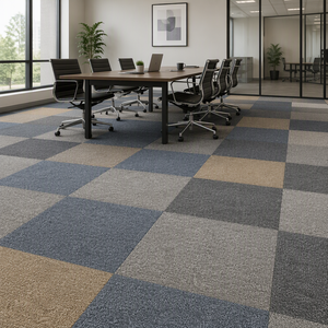 <span class=keywords><strong>Tapis</strong></span> de sol emboîtable carré en PVC et EVA pour bureaux, salles de conférence, décoration d'ingénierie, chambre et salon - Product Image 6