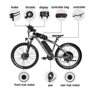 <span class=keywords><strong>Kit</strong></span> de conversion de vélo électrique DIY UKC1 36V 48V 250W à assistance au pédalage pour vélo à roues de 16 20 24 26 27,5 28 29 700CC - Product Image 4