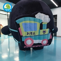 Costume gonflable de mascotte de dessin animé en forme d'oeuf personnalisable souffleur de ballons en matériau Oxford pour défilé Performance Party Promotion