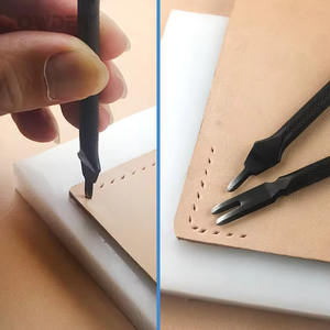 Fabricant vente en gros de poinçon en cuir <span class=keywords><strong>couture</strong></span> outil de laçage diamant <span class=keywords><strong>ciseau</strong></span> <span class=keywords><strong>couture</strong></span> poinçon outil de <span class=keywords><strong>couture</strong></span> outils à main bricolage OEM ODM - Product Image 4