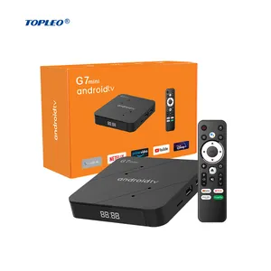 Topleo OEM品牌认证亚视电视盒16GB双Wifi机顶盒4k hdr 3d智能亚视安卓11 g7迷你安卓电视盒