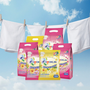 OMOKLIN OEM vente en gros de détergent en poudre de haute qualité 150g 500g 1kg de savon en poudre différentes tailles nettoyage rapide savon à lavage rapide - Product Image 1