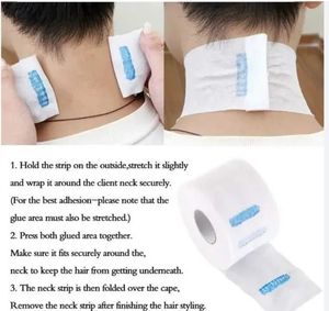 Venta al por mayor cuello de peluquería elástico cuello que cubre el cuello toalla de papel para <span class=keywords><strong>Peluqueros</strong></span> y barberos tiras de cuello de papel de peluquero desechables - Product Image 6