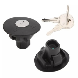 Remplacement OE 8U5Z-9C268-B 8U5Z9C268B <span class=keywords><strong>Bouchon</strong></span> de réservoir de carburant avec 2 clés pour Ford F-150 2009-2014 Expedition Explorer - Product Image 4