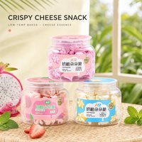 Galletas Crujientes con Sabor a Yogur de Fresa, Snack Saludable para Niños, Desayuno, Escuela, Viajes, 27g