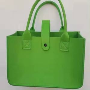 Bolsas de Compras al por Mayor I-0261, Bolsos Personalizados Baratos, Bolsos de Mano Casuales de Fieltro para Mujer - Product Image 5