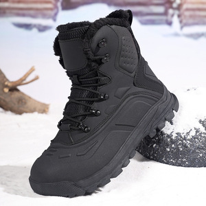 Nouveauté <span class=keywords><strong>Bottes</strong></span> d'hiver imperméables pour l'extérieur <span class=keywords><strong>Bottes</strong></span> en coton <span class=keywords><strong>de</strong></span> grande taille <span class=keywords><strong>Bottes</strong></span> <span class=keywords><strong>de</strong></span> <span class=keywords><strong>neige</strong></span> chaudes <span class=keywords><strong>de</strong></span> style randonnée pour hommes - Product Image 2