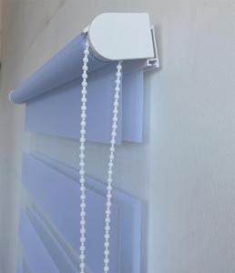 Dễ dàng không khoan cài đặt con lăn Màu <span class=keywords><strong>Zebra</strong></span> rèm trong kỹ thuật tích hợp làm bằng vật liệu Polyester bền - Product Image 5