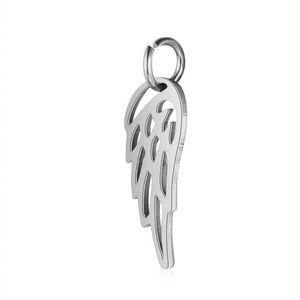 Joyería de Moda, Colgante de Ala de Ángel de Acero Inoxidable Chapado en Oro/Oro Rosa/Plata de 0.8*5mm - Product Image 5
