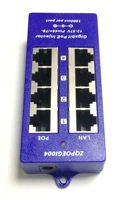 Inyector de Energía Ethernet Gigabit POE de 4 Puertos, Montaje en Pared (Modo B), Módulo POE