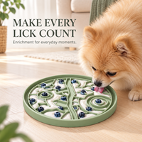 EversoulPet Tapis de léchage en silicone en gros pour chiens et chats, tapis d'enrichissement à alimentation lente, tapis antidérapant pour l'entraînement et les friandises pour animaux de compagnie OEM ODM